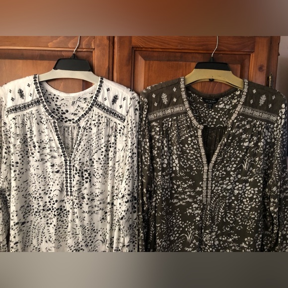 Bundle of Two (2) Lucky Brand Plus Size Tops, 3X - Picture 2 of 14